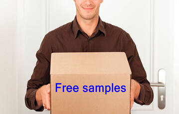 Free samples support