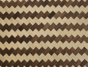 woven birch walnut veneer