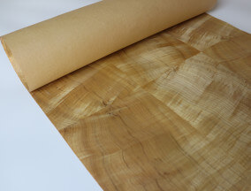 Paper back Gold Nanmu Veneer sheet