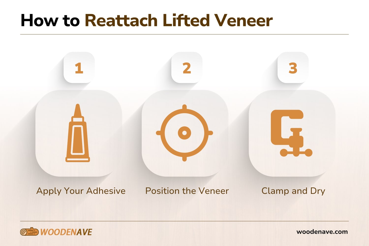 How to Reattach Lifted Veneer