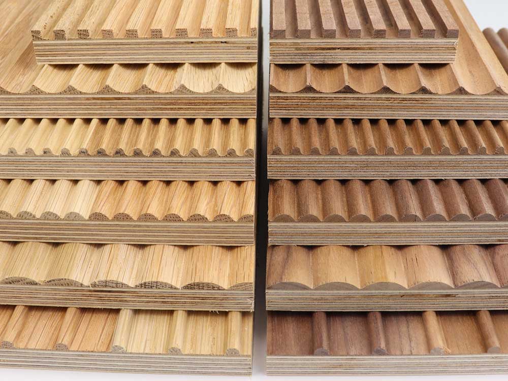 milled wood panel