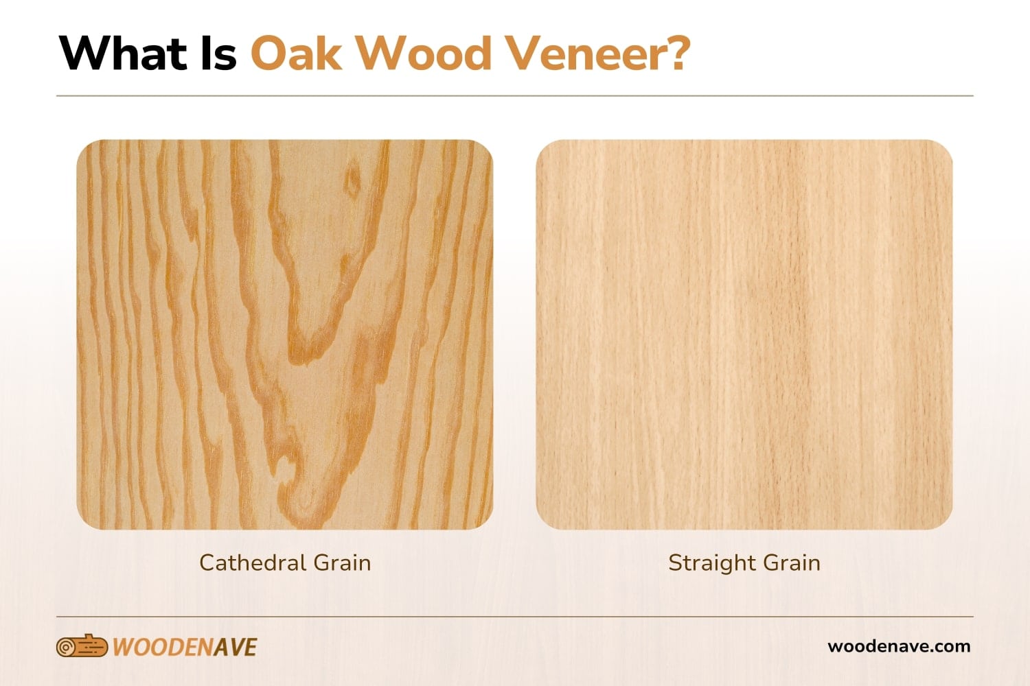 what is oak wood veneer