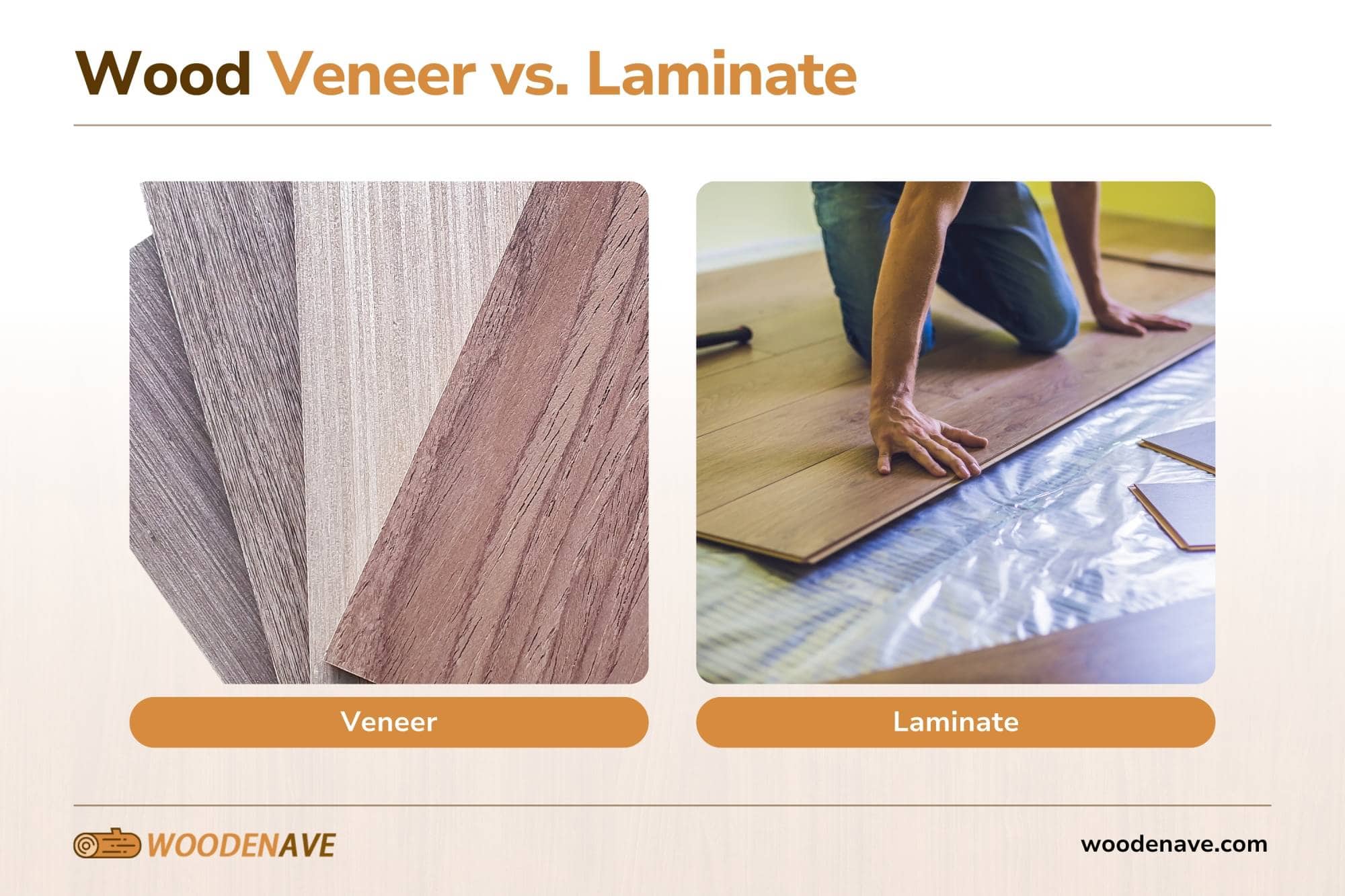 wood veneer vs laminate